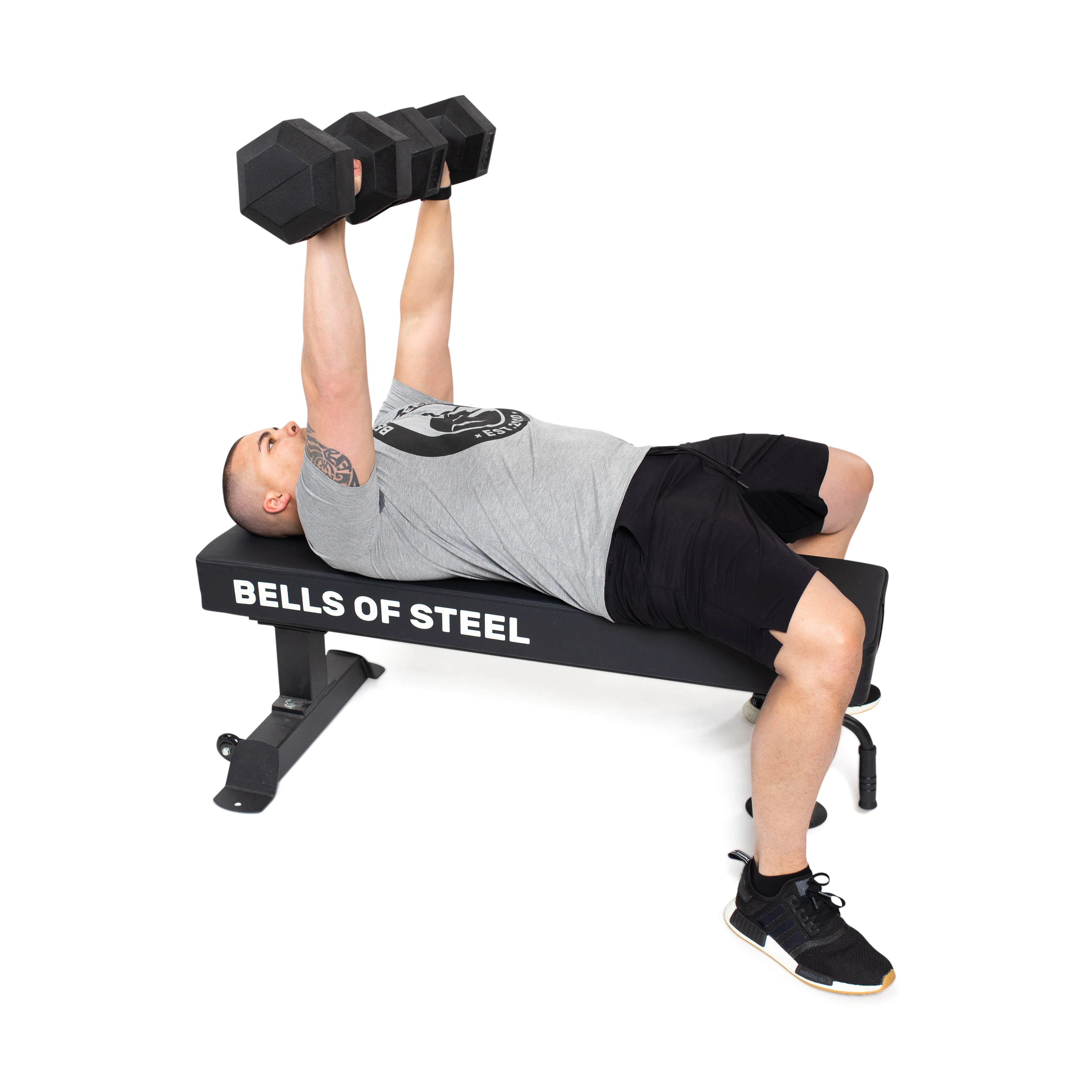 Ergo Rubber Hex Dumbbells - Image 8